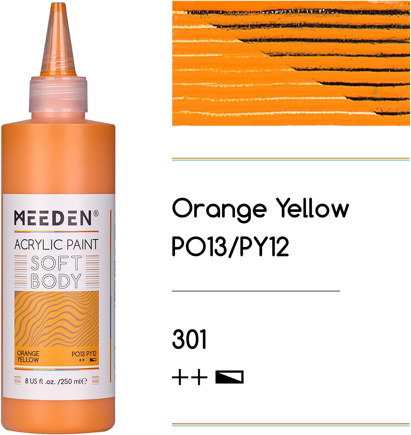 Meeden Acrylic Soft Body Paints / 250mL Bottles