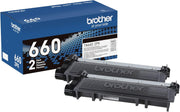 Brother Toner Cartridge TN660 Black 2600 Pages 2-Pack