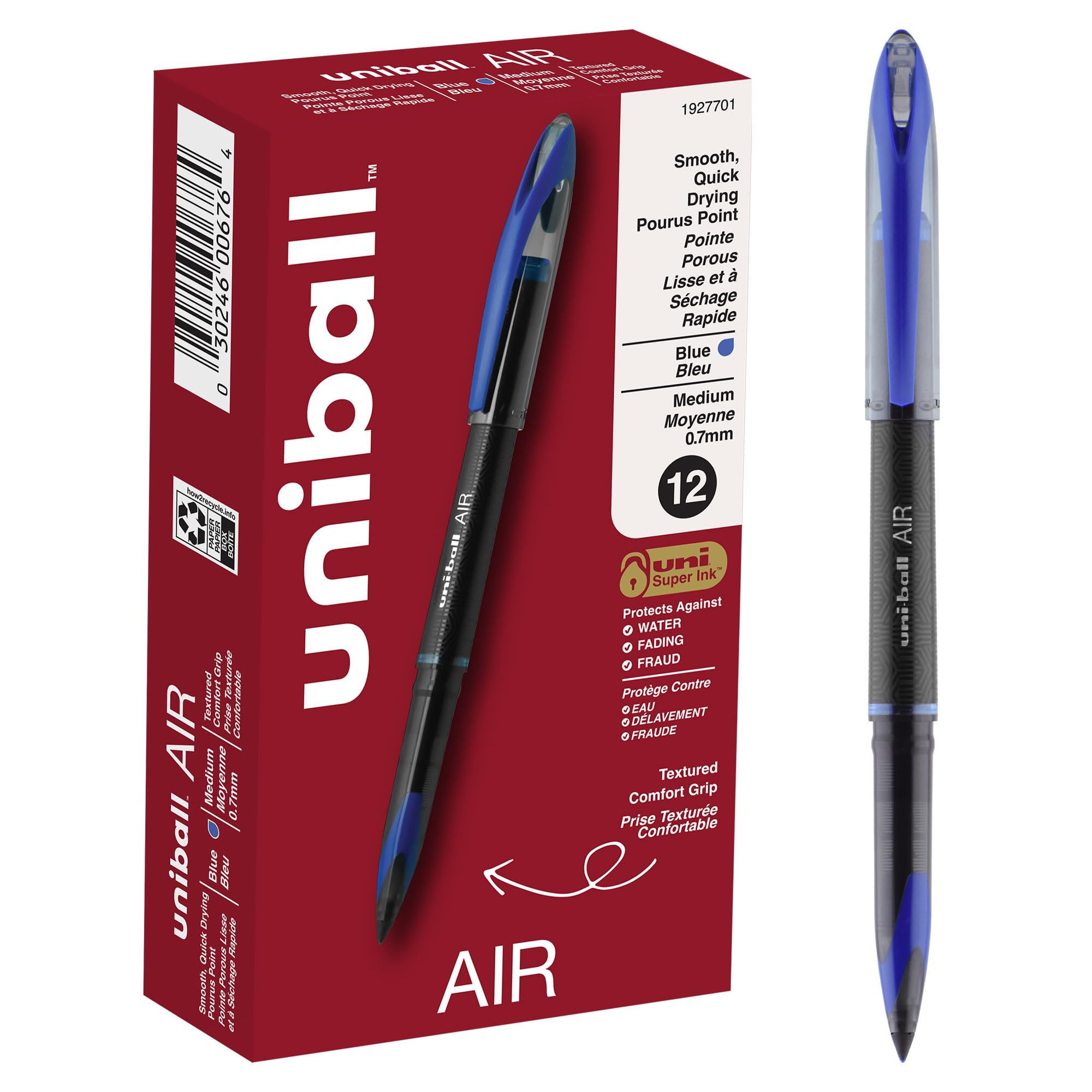 Uniball Air Rollerball Pen w/ Cap - 0.7mm