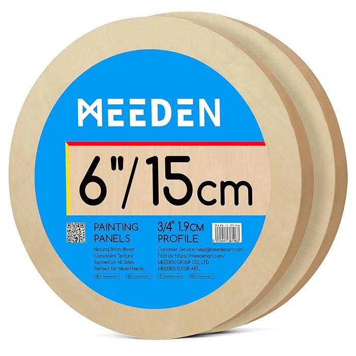 Round Birch Board 2pks