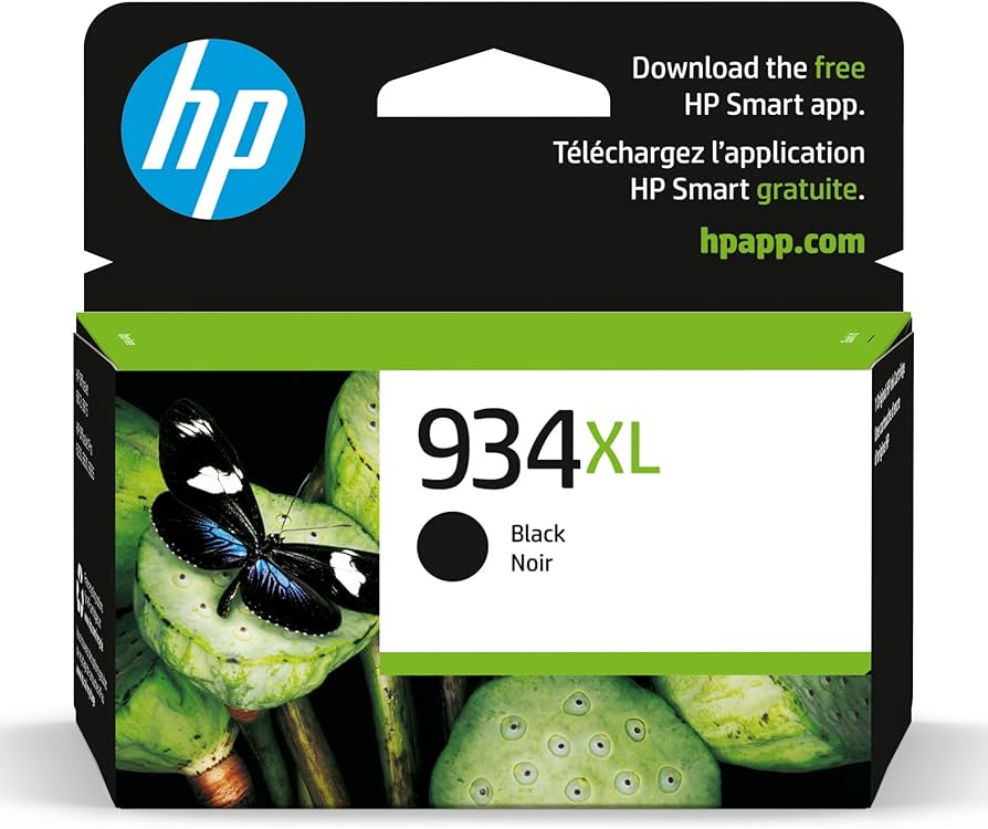 HP 934 (C2P19AN) Original Inkjet Ink Cartridge - Black - 1 Each
