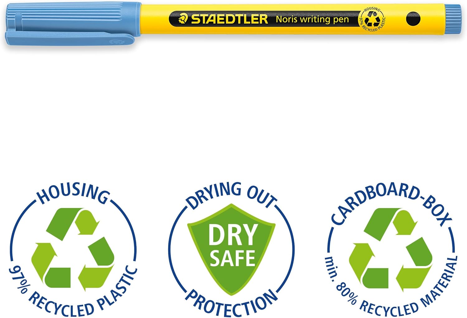 Staedtler Noris Fineliner 0.6mm – Grey Blue