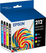 Epson T212 Ink Cartridge Combo Pack – High Capacity Black & Standard Colour (CMY)