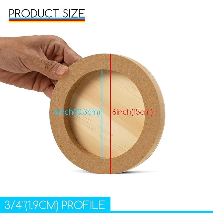 Round Birch Board 2pks