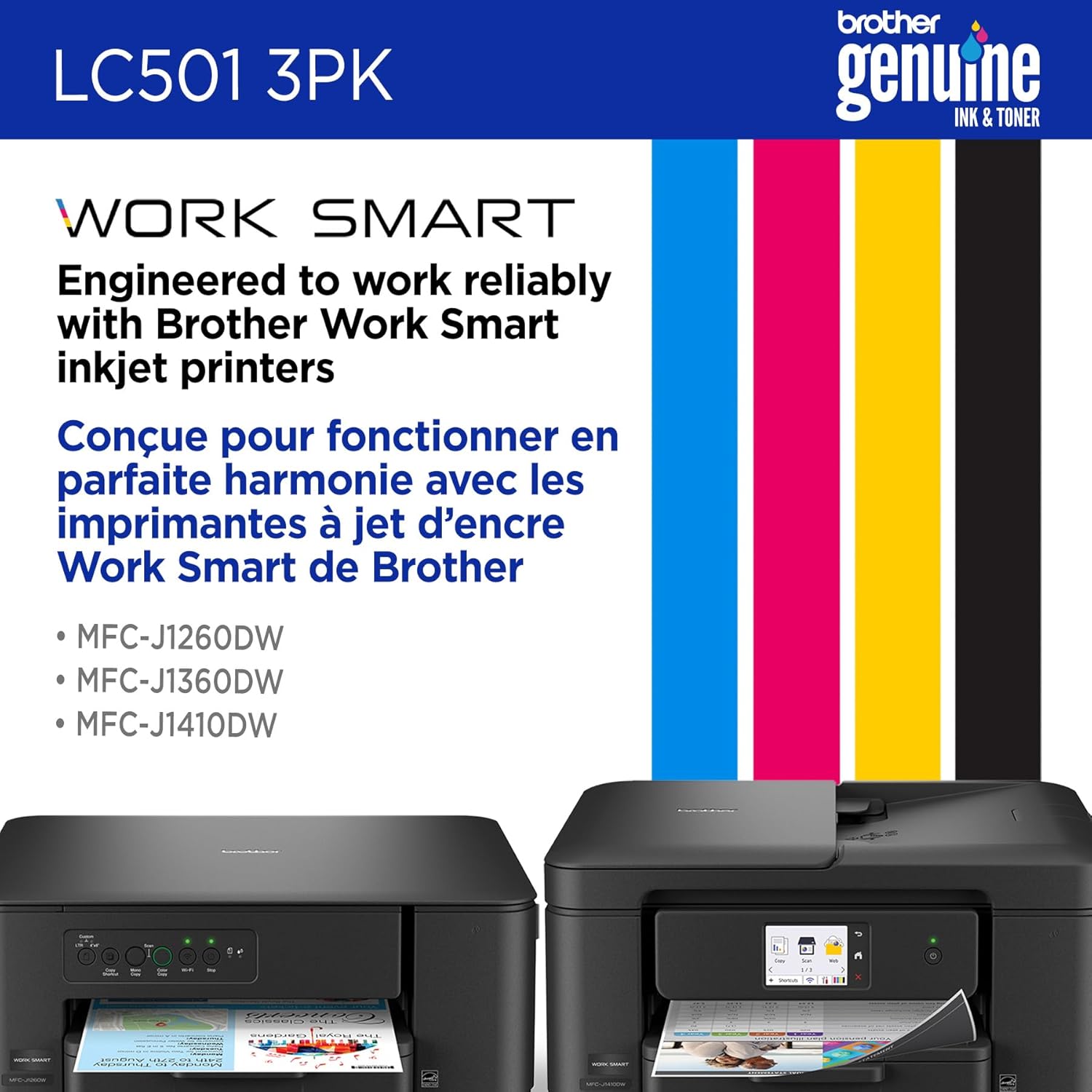 LC5013PKS Standard-yield 3-Pack C,M,Y