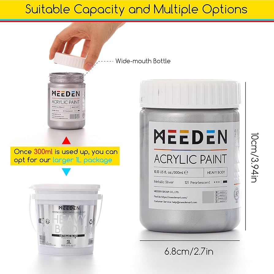 Acrylic 300ml Heavy Body Tubs