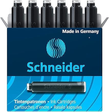 Refill Fountain Pen Universal - Black Ink 6/Pk