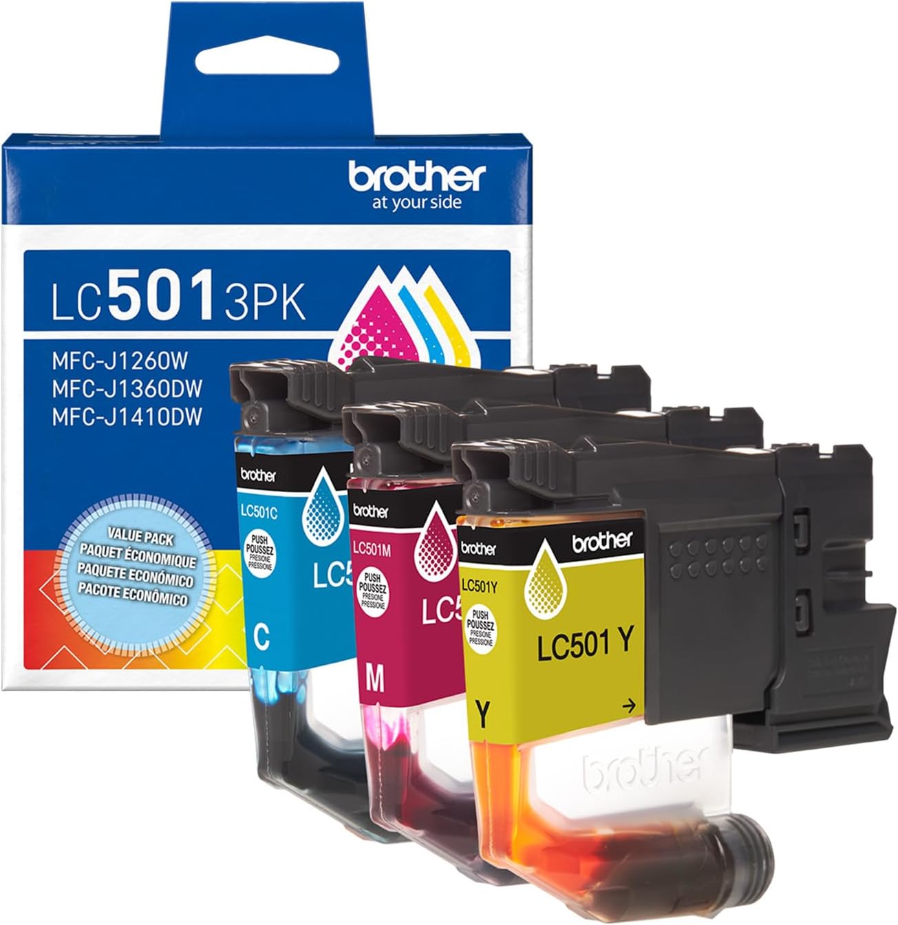 LC5013PKS Standard-yield 3-Pack C,M,Y