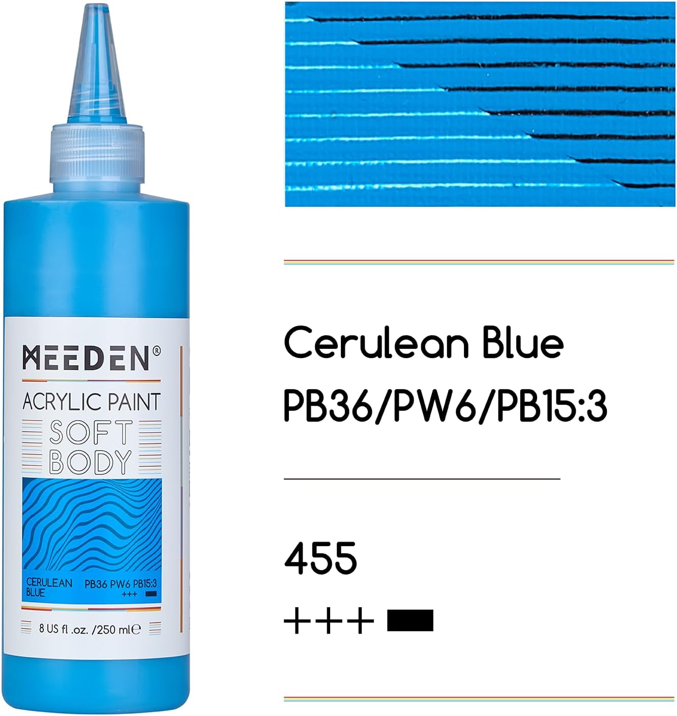 Meeden Acrylic Soft Body Paints / 250mL Bottles