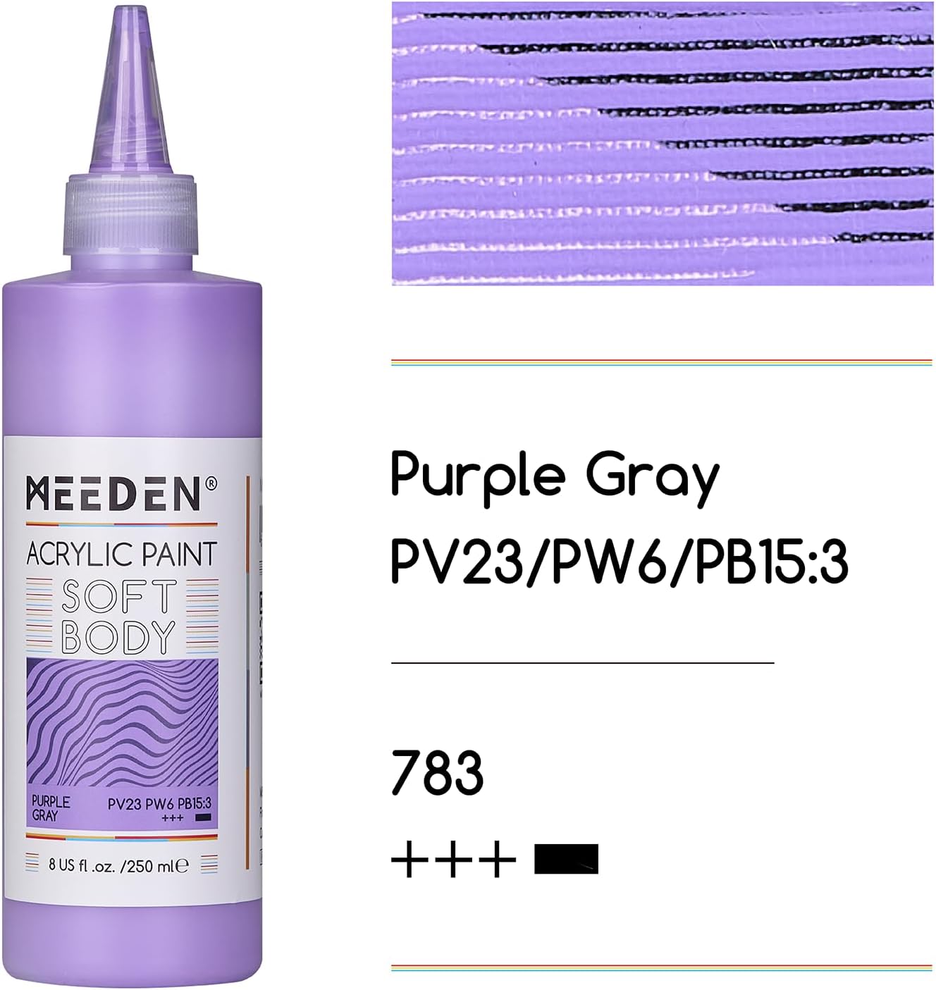 Meeden Acrylic Soft Body Paints / 250mL Bottles
