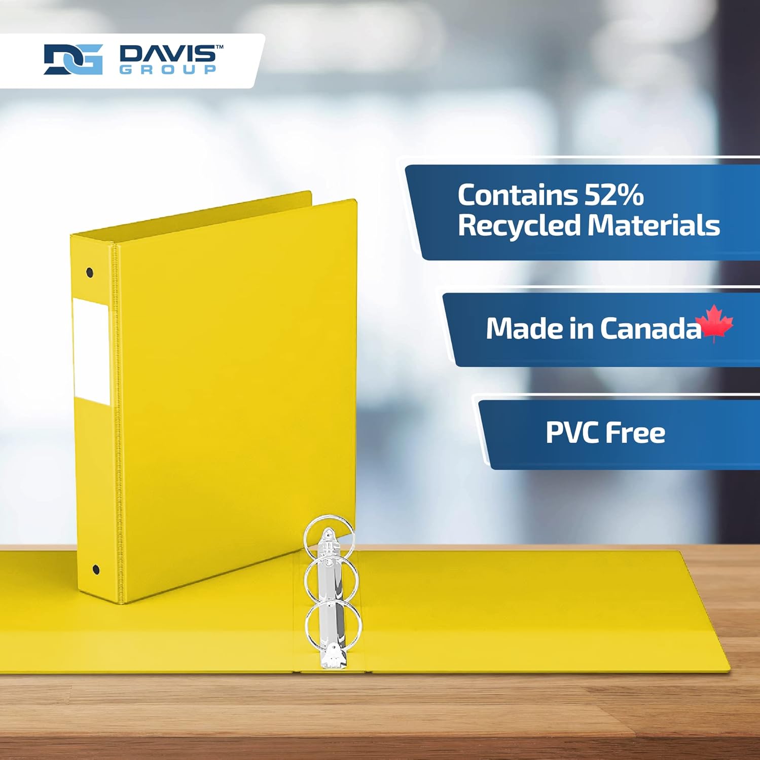 Classeurs à anneaux ronds - Anneaux en O - Assortis - Fabriqués au Canada