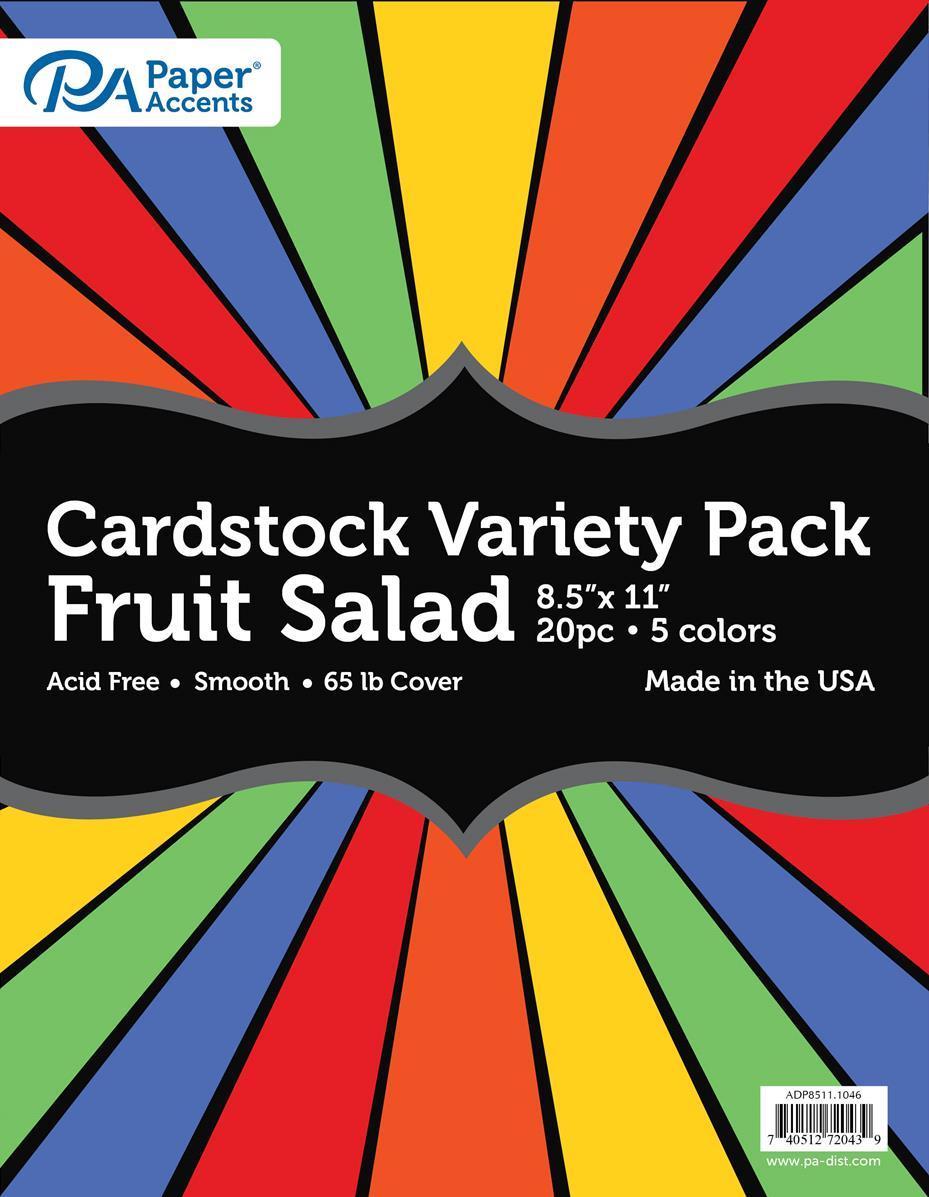 Assorted 8.5x11" Coloured Paper Packs