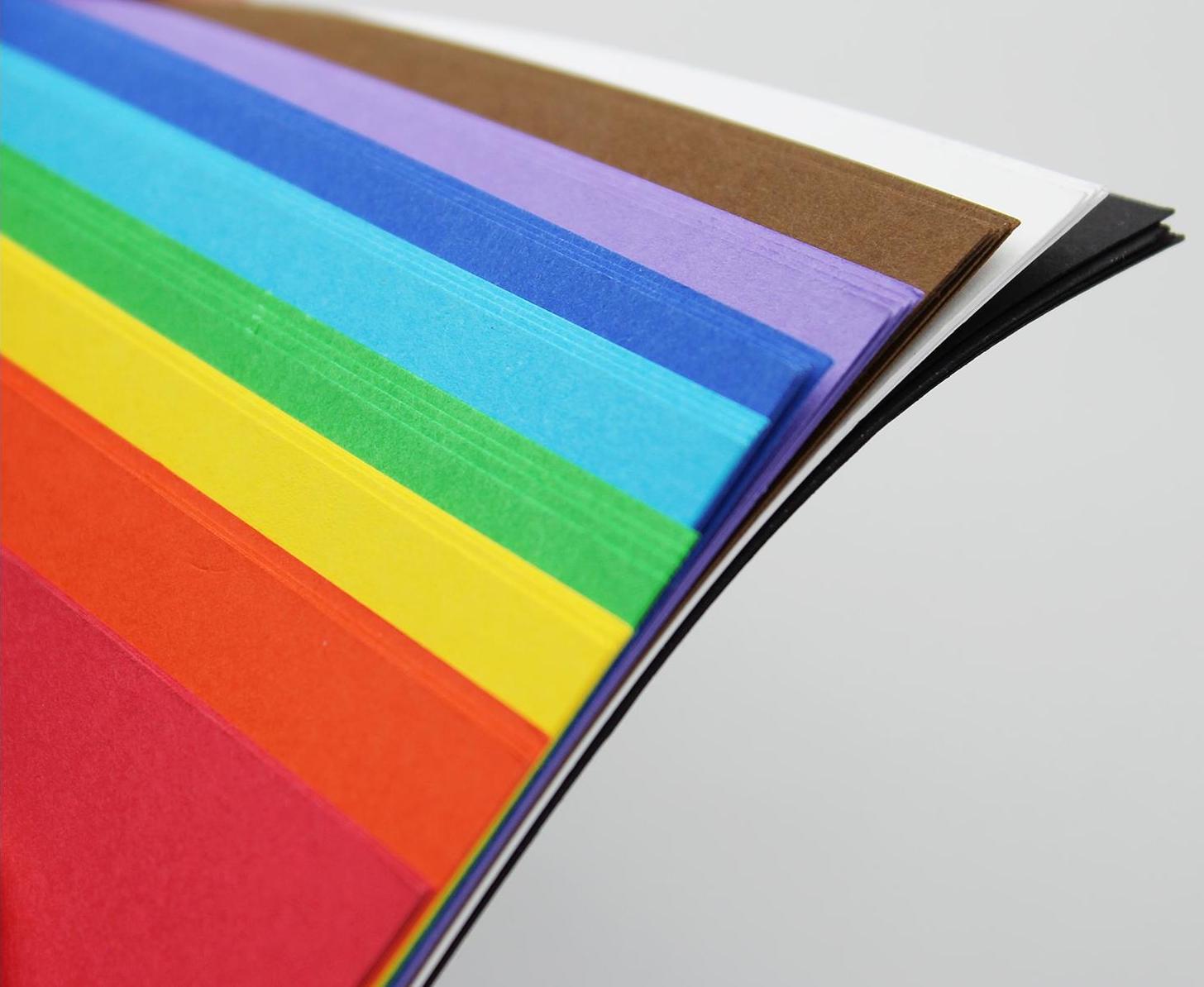 Assorted 8.5x11" Coloured Paper Packs