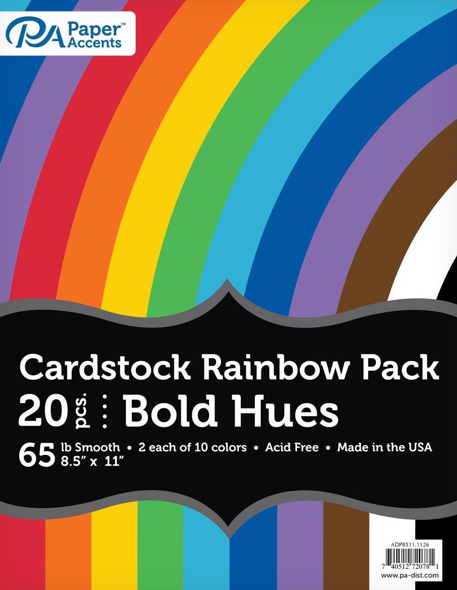 Assorted 8.5x11" Coloured Paper Packs