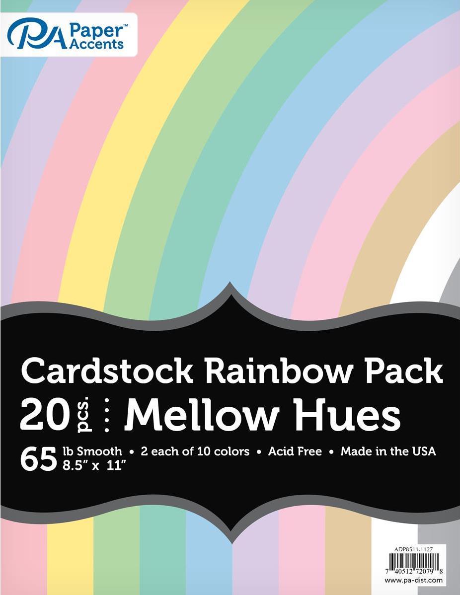 Assorted 8.5x11" Coloured Paper Packs