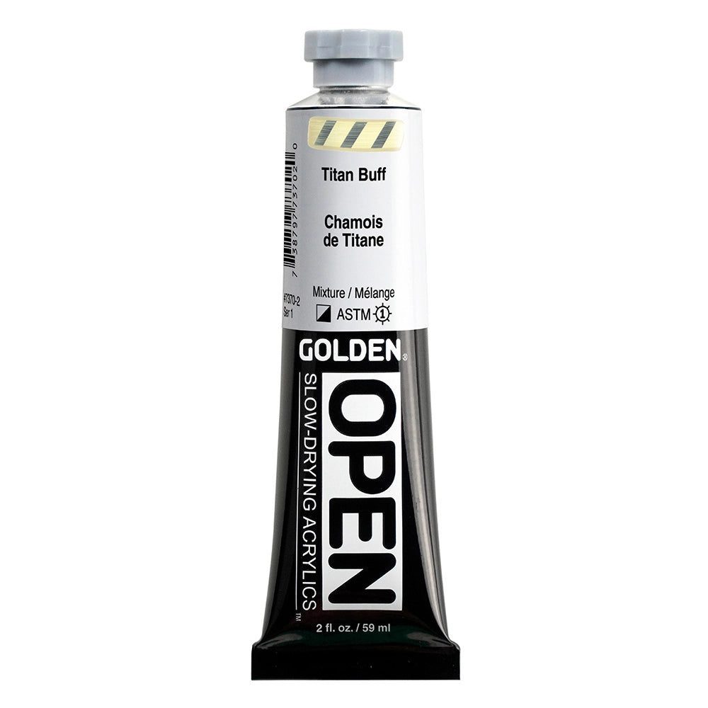 Golden OPEN Acrylic Titan Buff, 2 oz (59 ml) tube