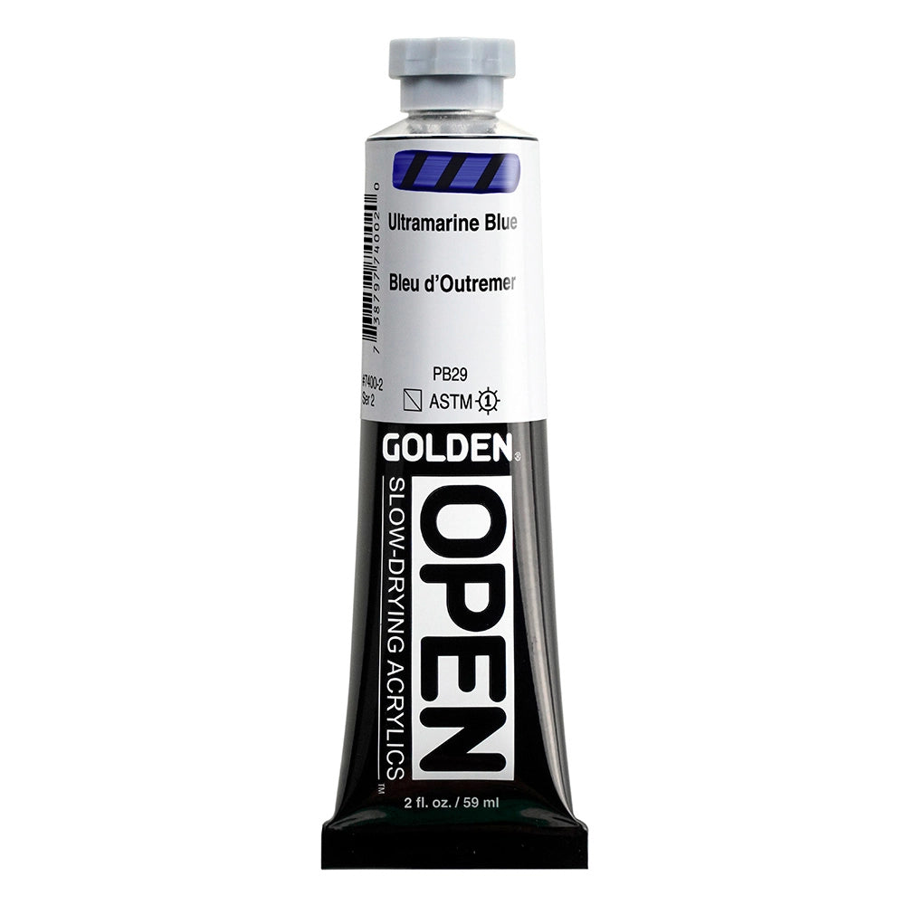 Golden OPEN Acrylic Ultramarine Blue, 2 oz (59 ml) tube
