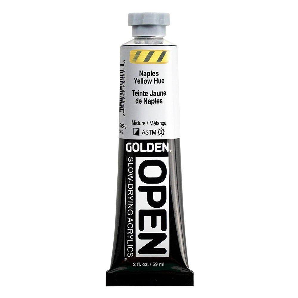 Golden OPEN Acrylic Naples Yellow Hue, 2 oz (59 ml) tube
