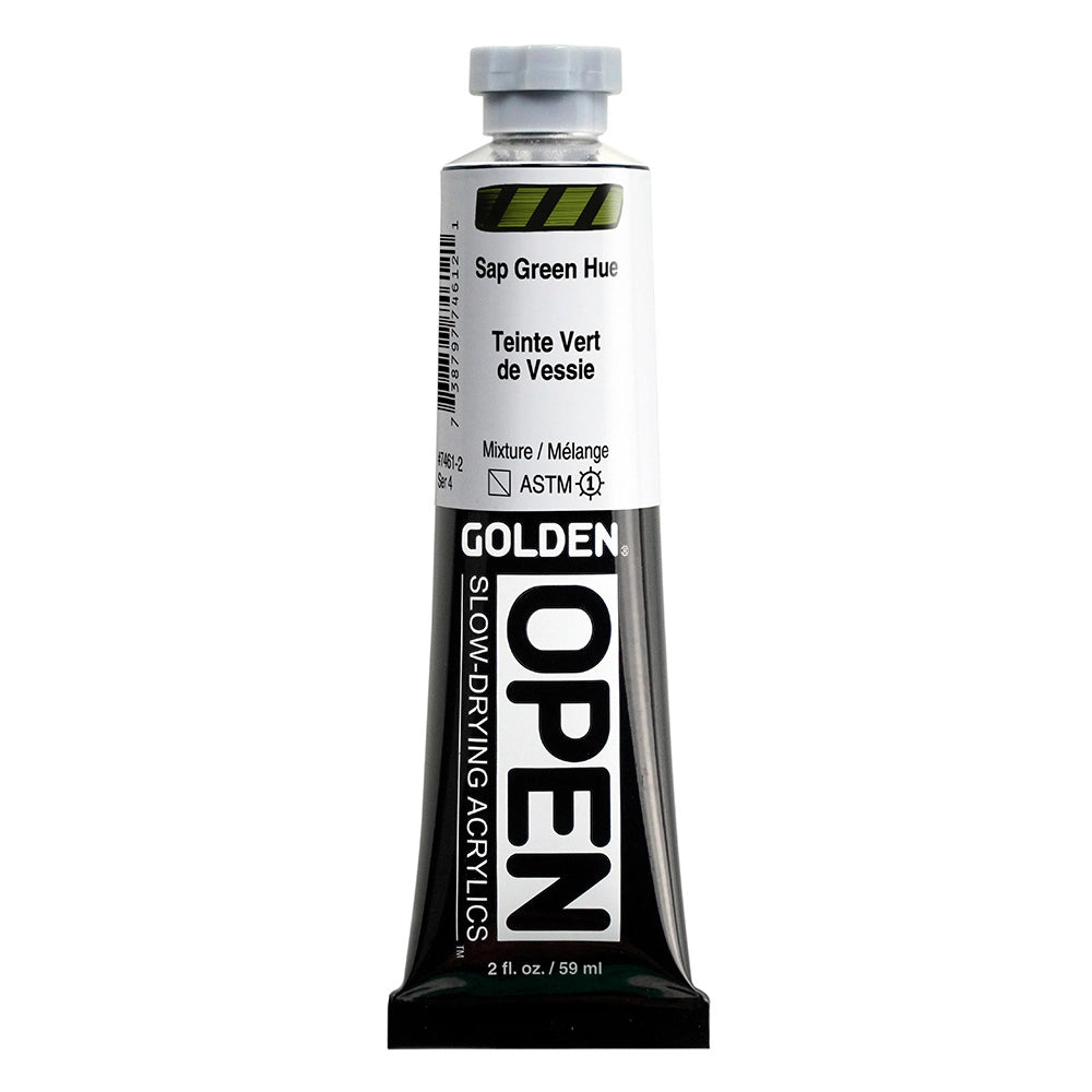 Golden OPEN Acrylic Sap Green Hue, 2 oz (59 ml) tube