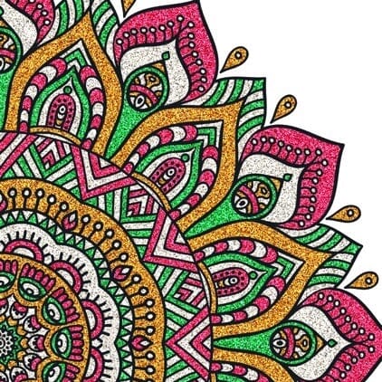 Glitter Colouring Pads