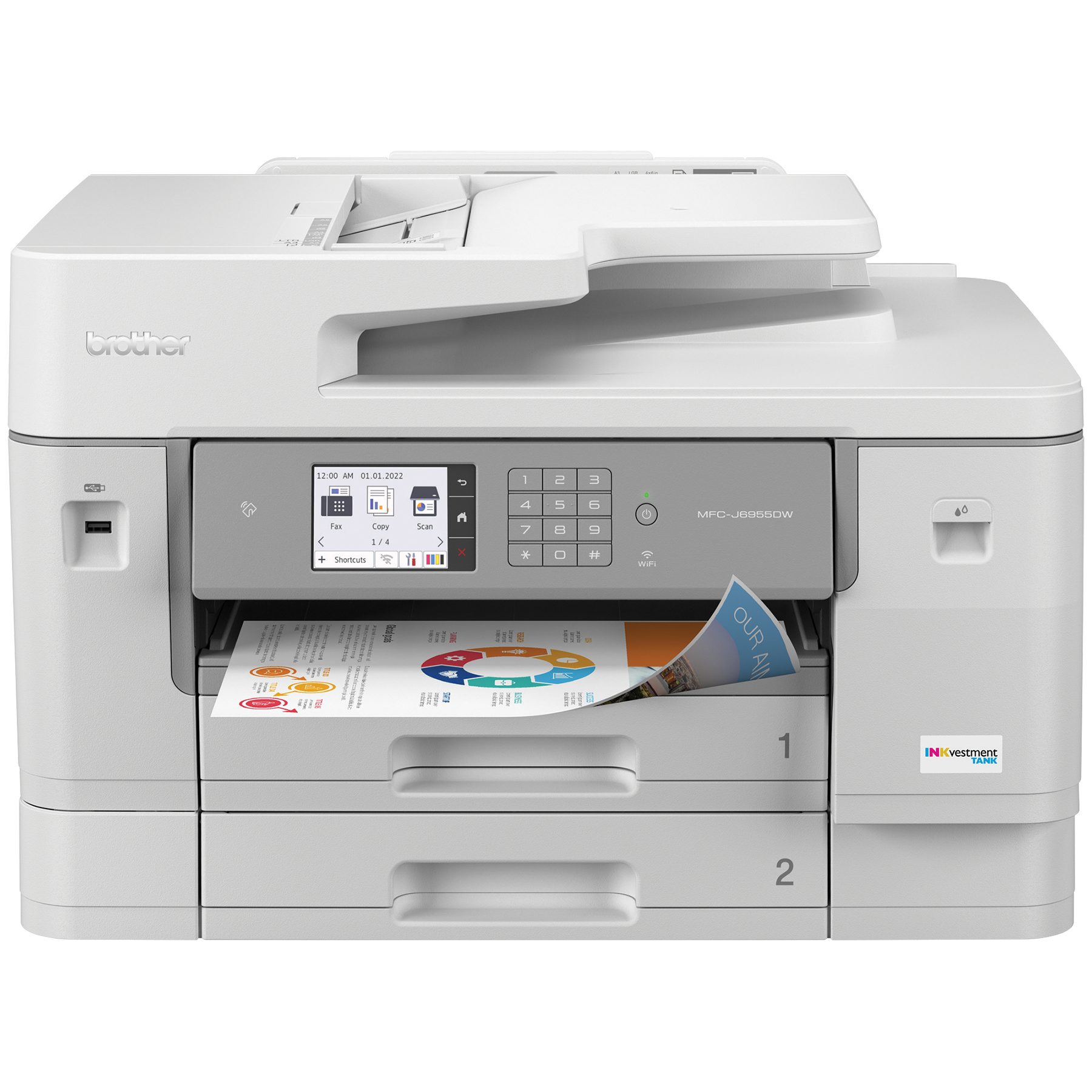 Brother MFC-J6955DW INKvestment Tank All-in-One Colour Inkjet Printer