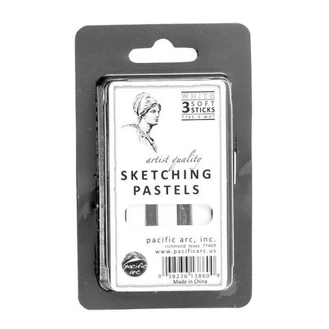 Soft Drawing Pastel 3pk White