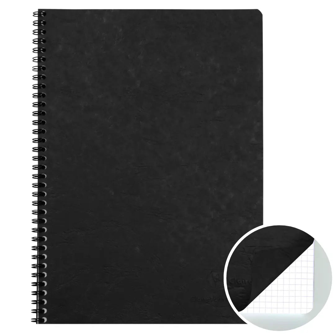 Agebag Notebook Graphic Grid 5x5 Black - A4