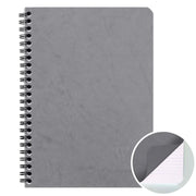 Age-Bag Wirebound Notebook Lined -Grey- A5. 100 pages 5.8x8.3in