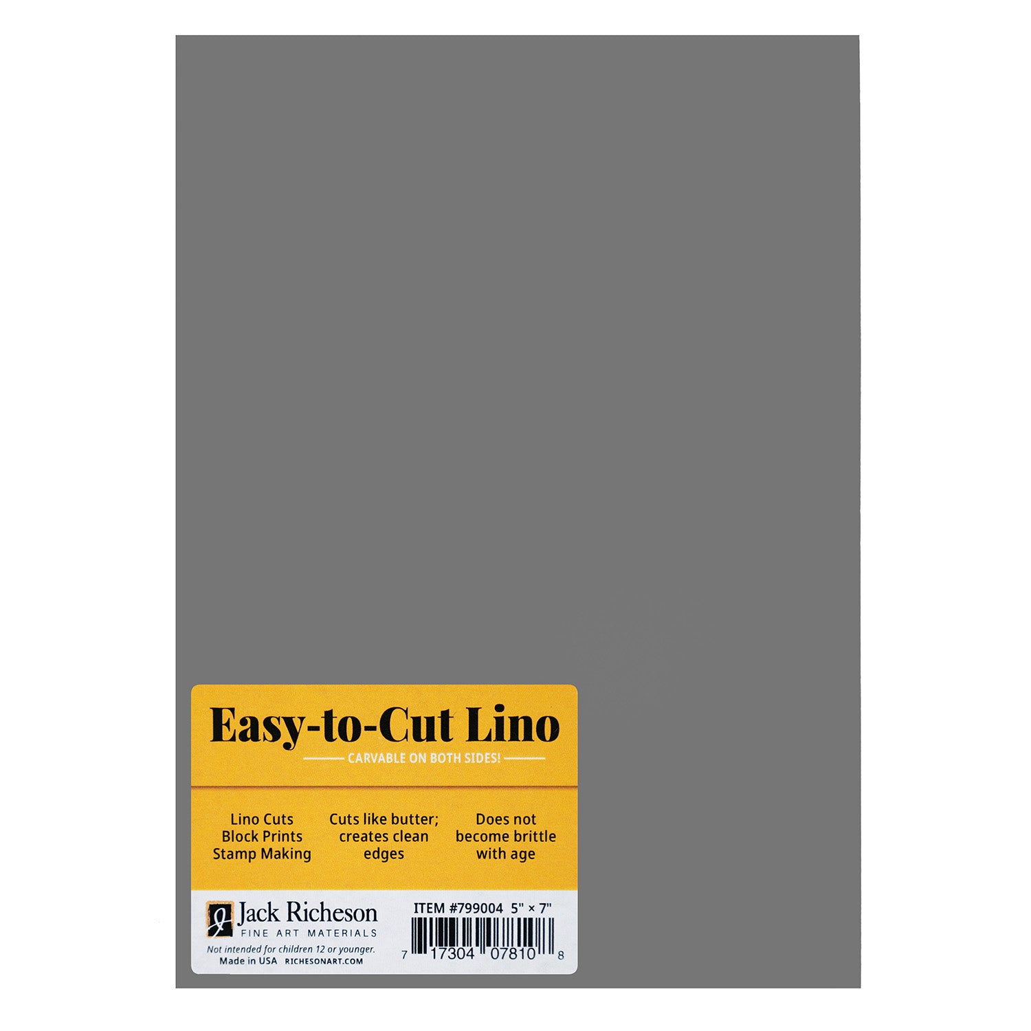 Easy Cut Lino Unmounted Grey