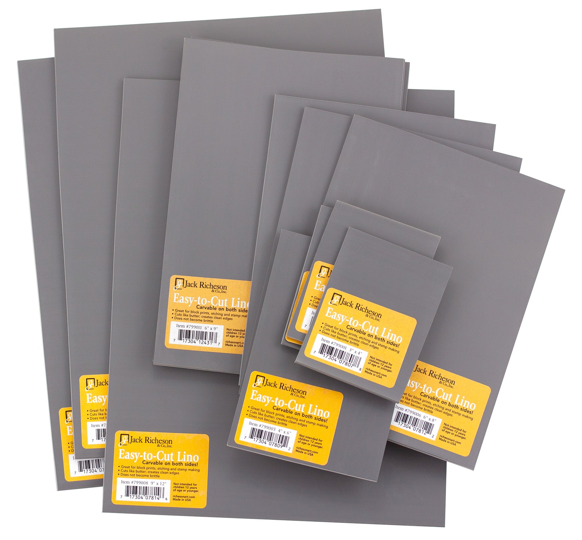Easy Cut Lino Unmounted Grey