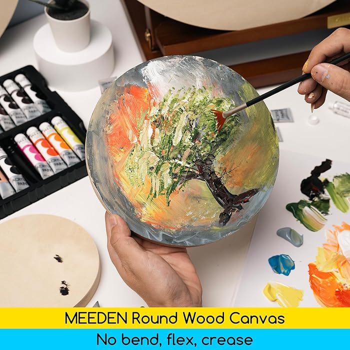 Round Birch Board 2pks