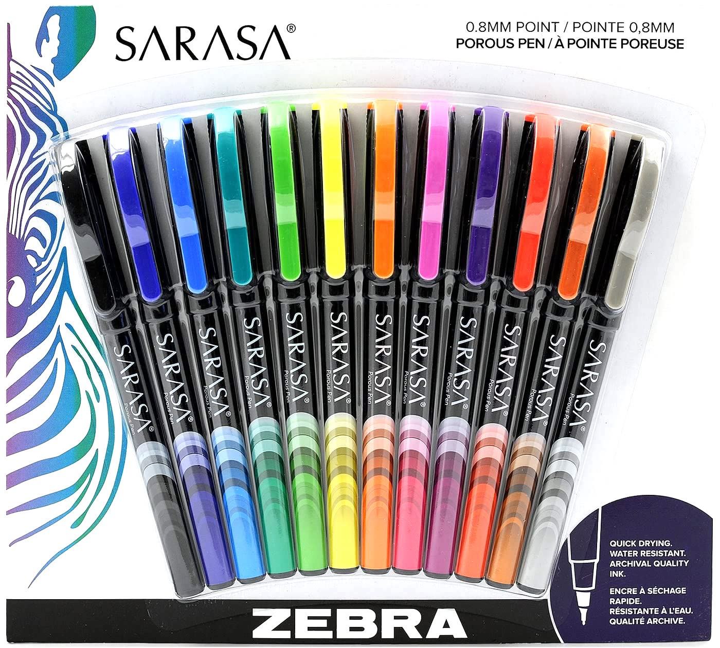 Sarasa Fineliner Pen 12-Set
