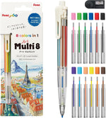 Pentel Art Multi 8 Colour Pencil (2.0mm) with Refills