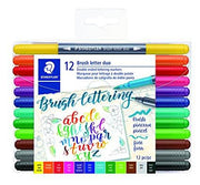 Brush Letter Duo 12-Set