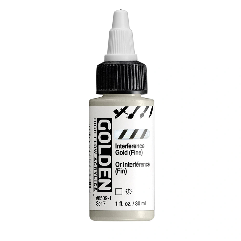 Golden High Flow Acrylic Interference Gold (Fine), 1 oz (30 ml) bottle