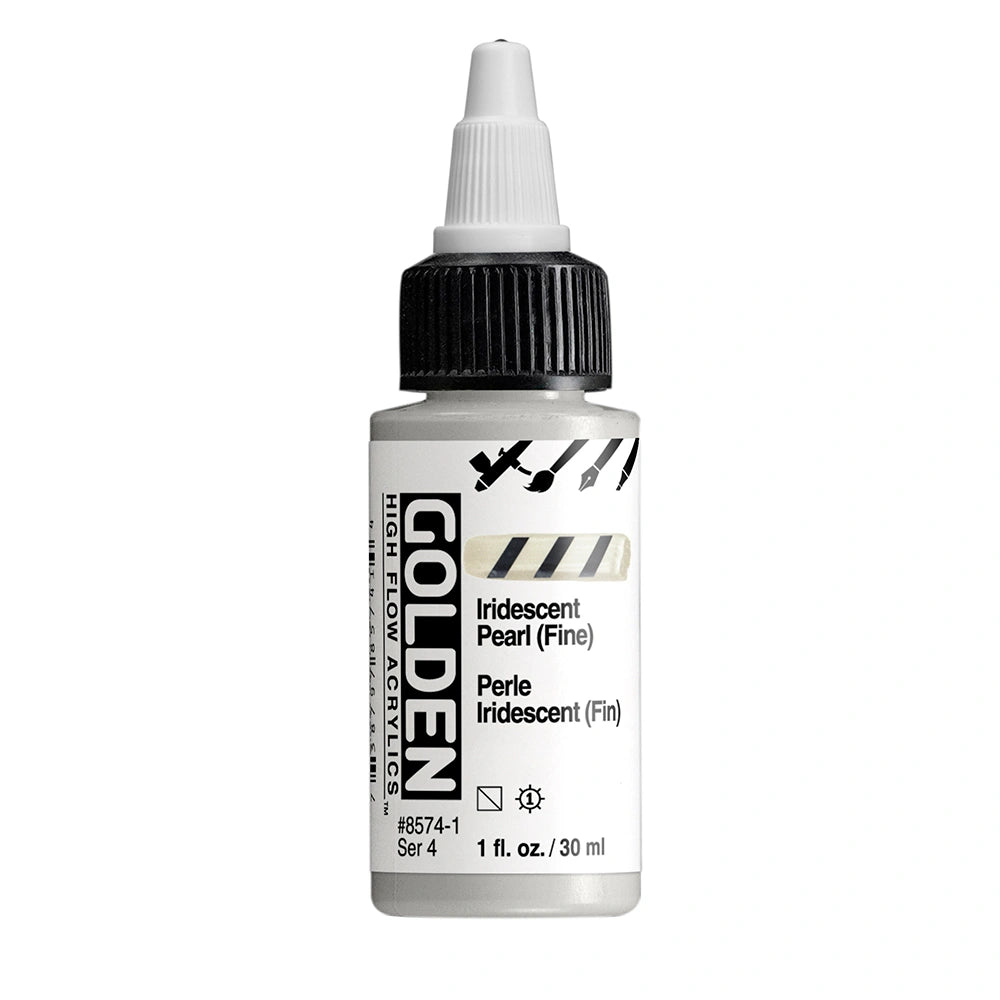 Golden High Flow Acrylic Iridescent Pearl (Fine), 1 oz (30 ml) bottle