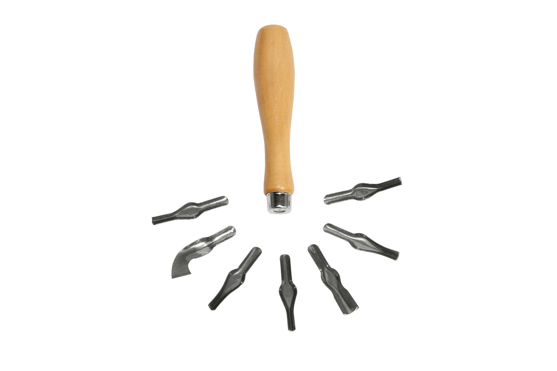 Jack Richeson Wood Handle Lino Cutter with 6 Blades