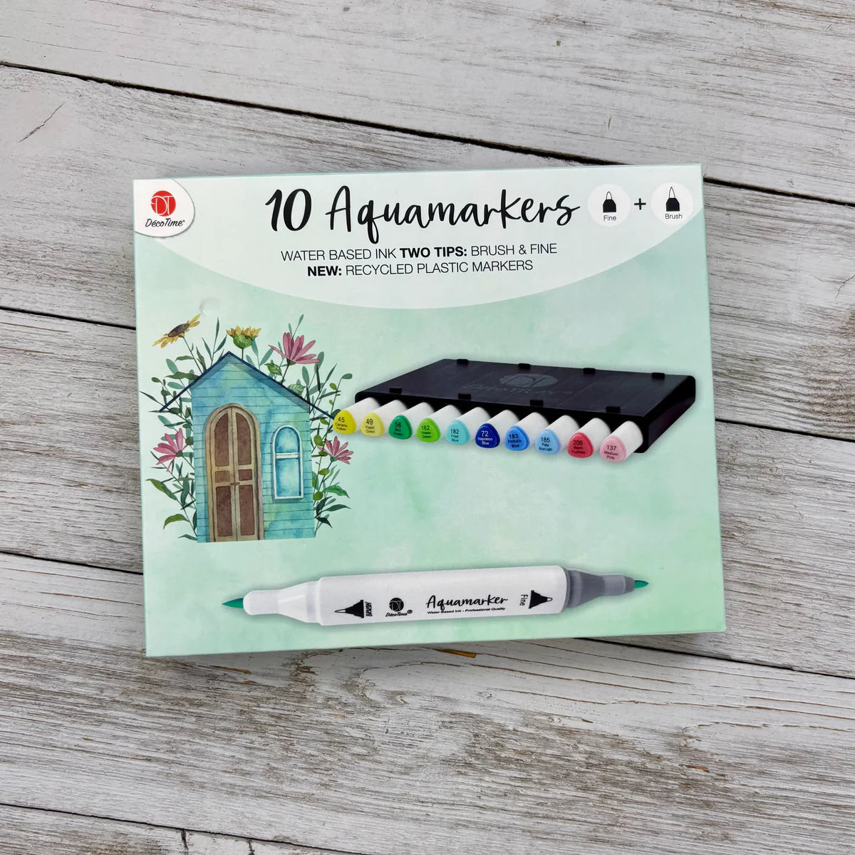 Deco Time Aquamarker 10-Colour Sets