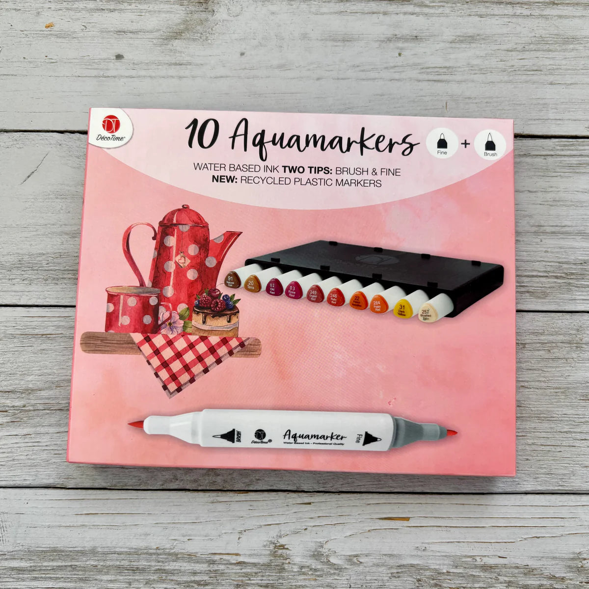 Deco Time Aquamarker 10-Colour Sets