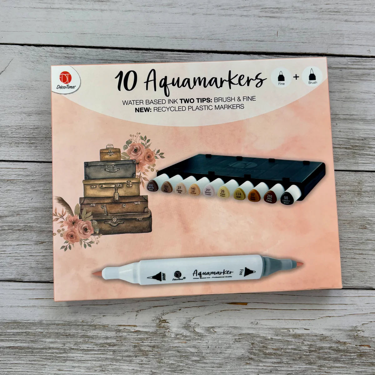 Deco Time Aquamarker 10-Colour Sets