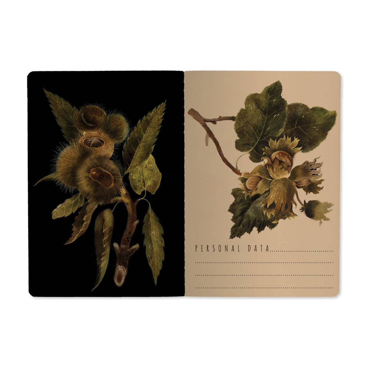 Bruno Visconti Forest Flora lined notebook, view 2