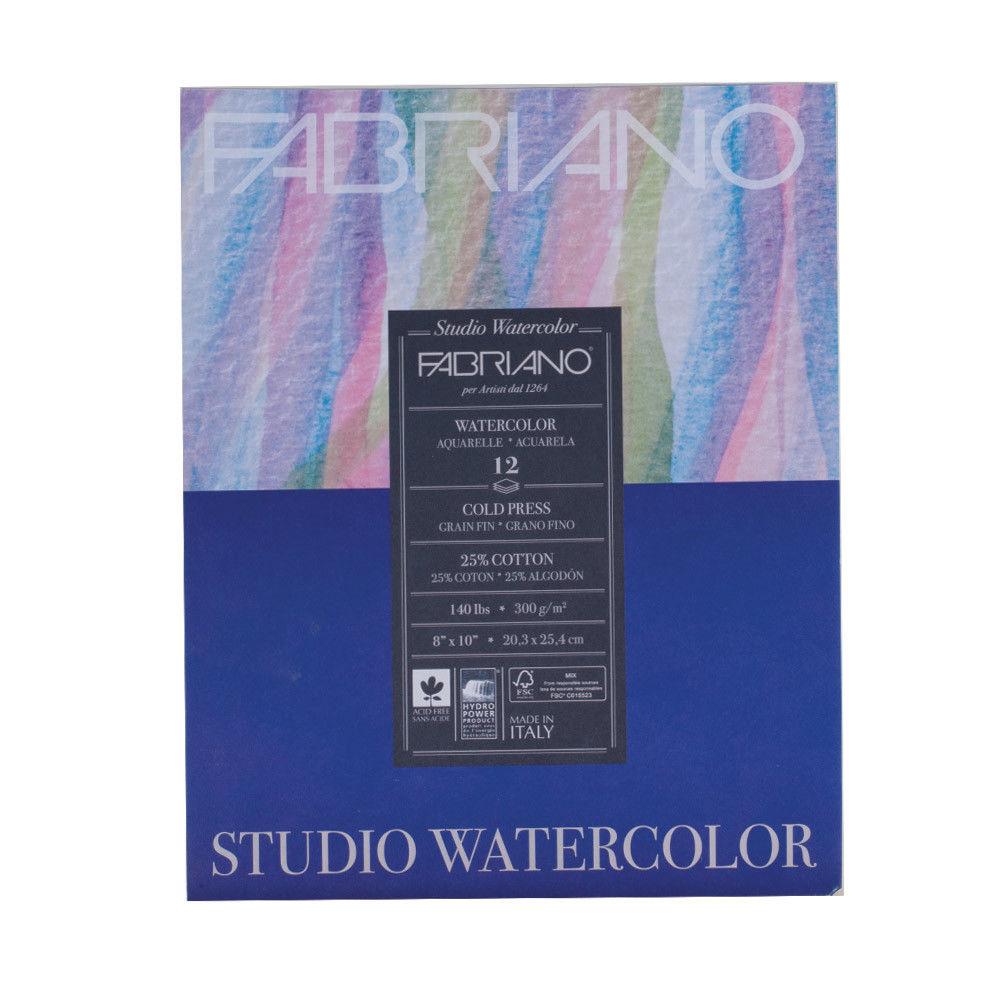 Fabriano Studio Watercolour Pads Coldpress