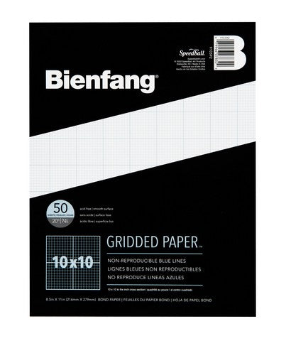 Bienfang 10x10 Gridded Paper Pad