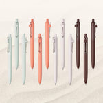 Zento Retractable Liquid Gel Pens, 0.7mm, Boho, Assorted Colours