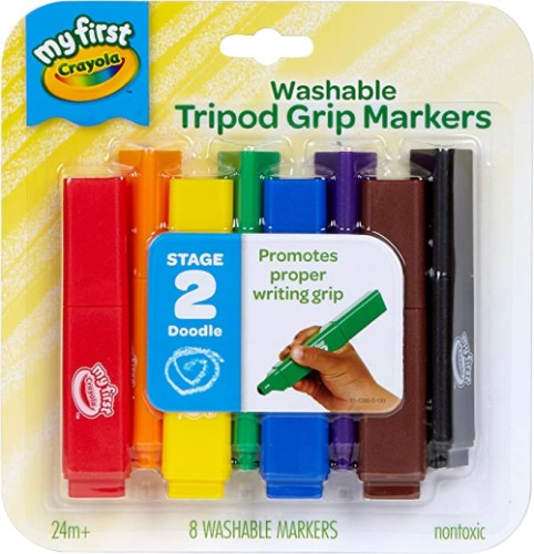 Crayola Markers, Round Tip Washable 8 ct - My First