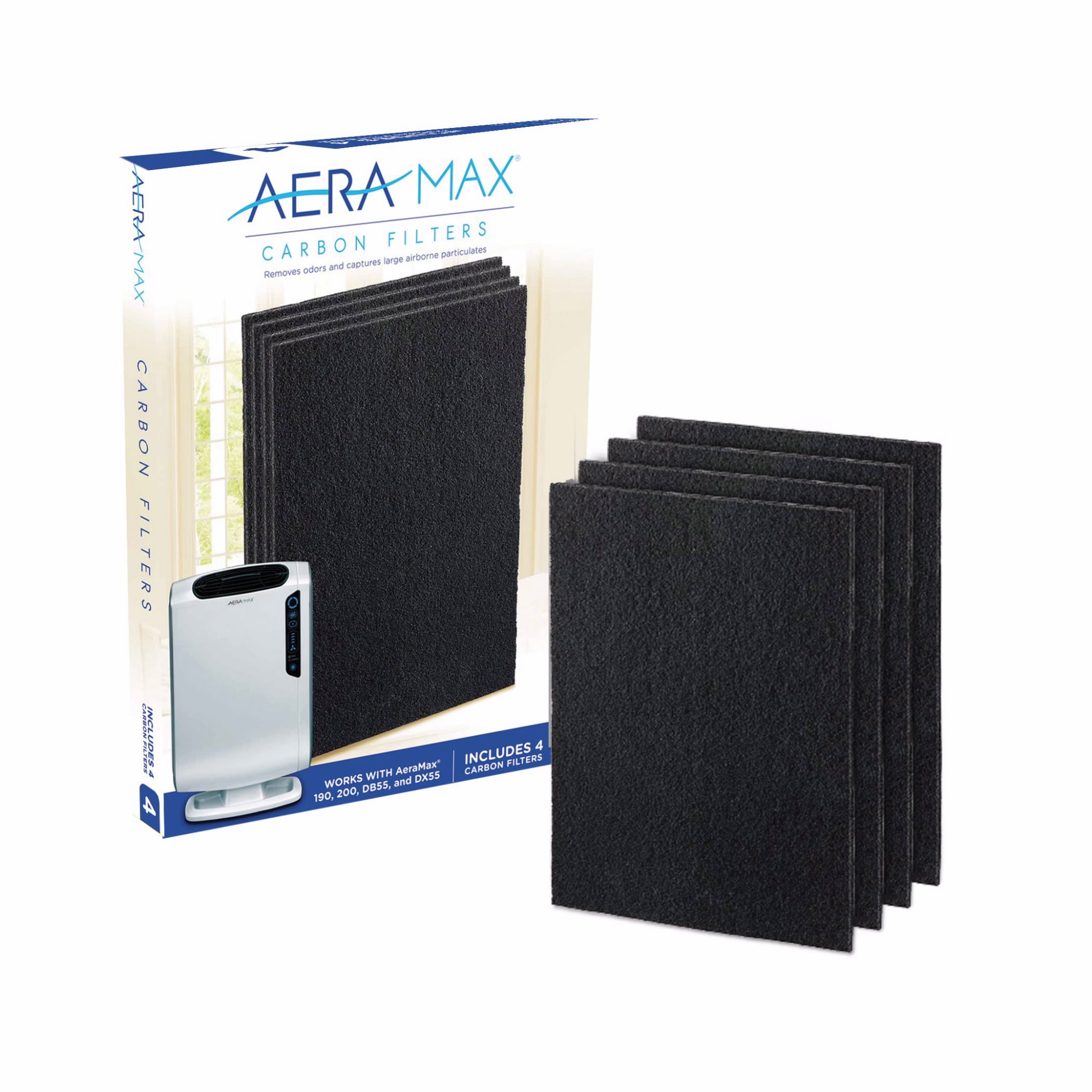 Fellowes AeraMax Carbon Replacement Filter - 4pk