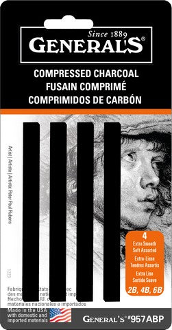 Compressed Charcoal 4pk