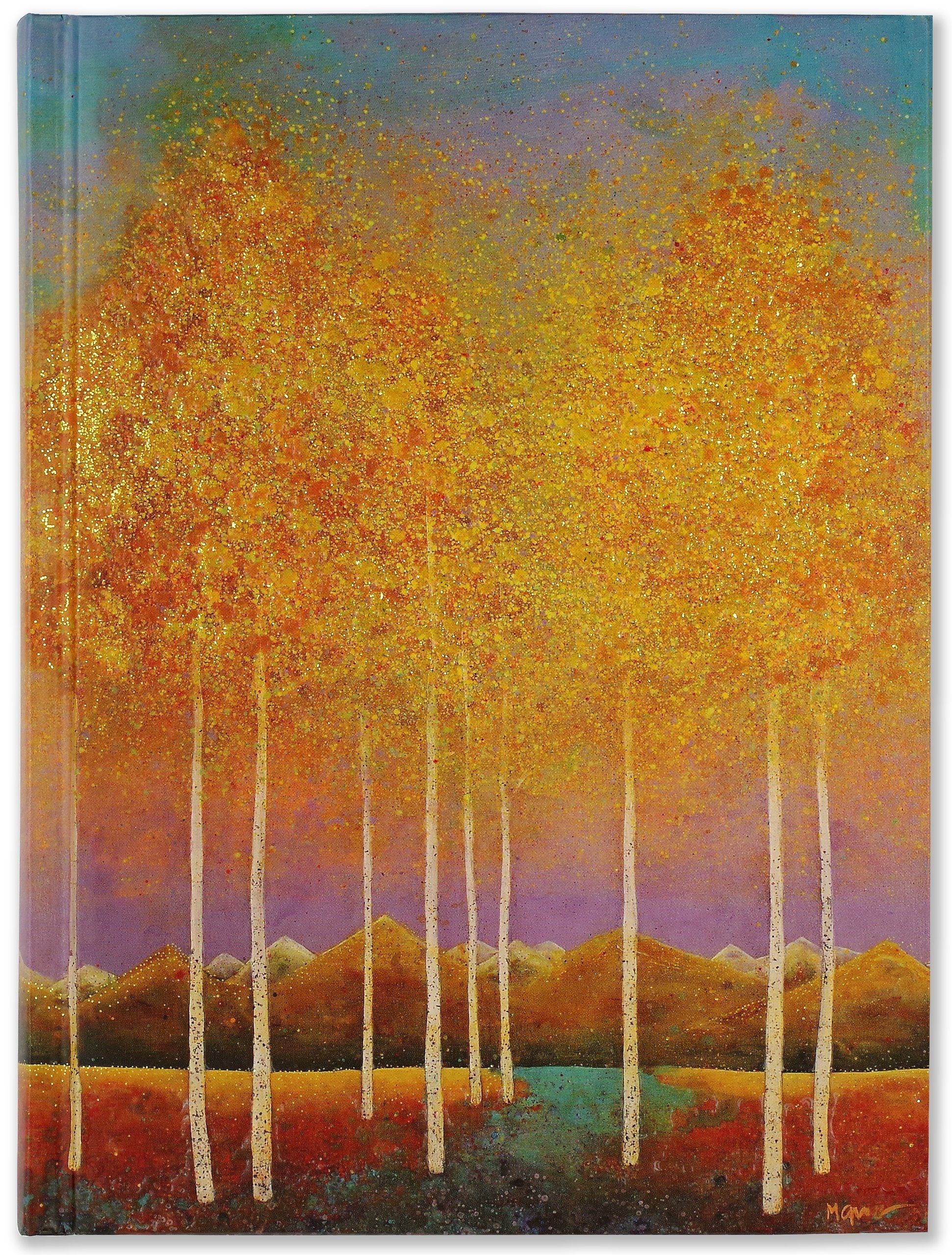 Moonlit Aspens 6x8" Bookbound Journal
