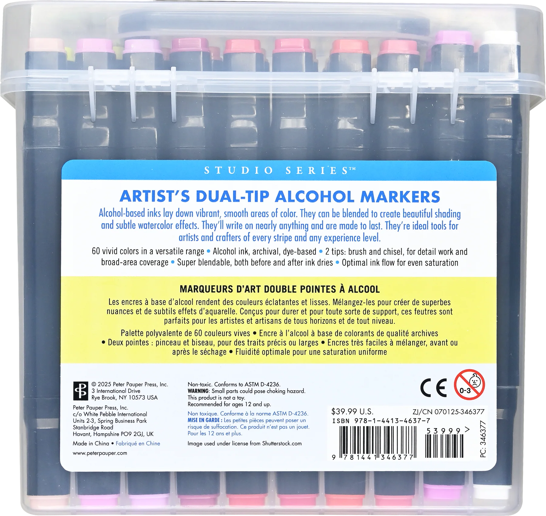 Alcohol Markers Dual Tip 60 Colours