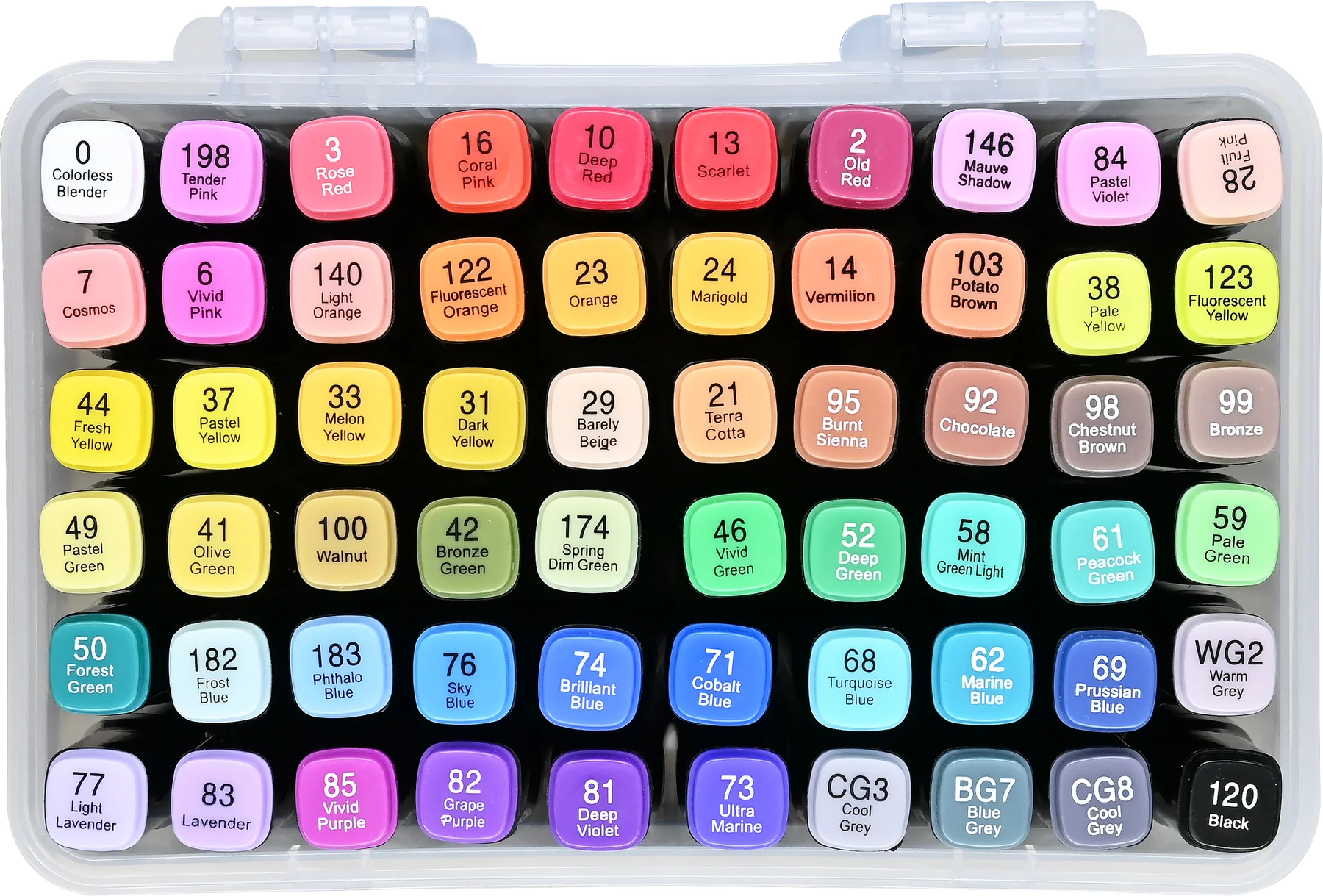 Alcohol Markers Dual Tip 60 Colours